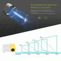 Mini 1080P LED Projector with 4K Playback
