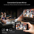 Salange P300 Mini Projector with 4K/8K Decode, Android 11