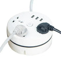 EU Plug Smart Power Strip with USB Ports and Fast Charging