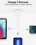 3-Port USB Wall Charger, 3.1A, USB Power Adapter