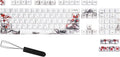 PBT Keycaps 110-Key Set, Japanese Style, Plum Blossom