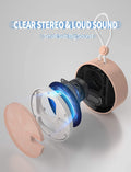C12 IPX7 Waterproof Shower Bluetooth Speaker with Suction Cup (Cashmere Pink)