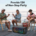 Large Party Bluetooth Speaker, RGB, Dual 6.5