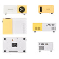 Mini 1080P LED Projector with 4K Playback