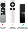 Apple TV Siri Remote Case with Lanyard, Rose Red (4th/5th Gen)