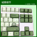 127-Key Matcha Green PBT Keycaps, Cherry Profile
