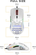 Glorious Model O Wired Gaming Mouse, Matte White