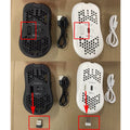 RGB Wireless Gaming Mouse, Honeycomb Design, Type-C Rechargeable