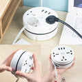 EU Plug Smart Power Strip with USB Ports and Fast Charging