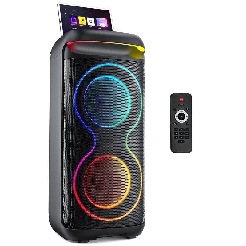 Large Party Bluetooth Speaker, RGB, Dual 6.5