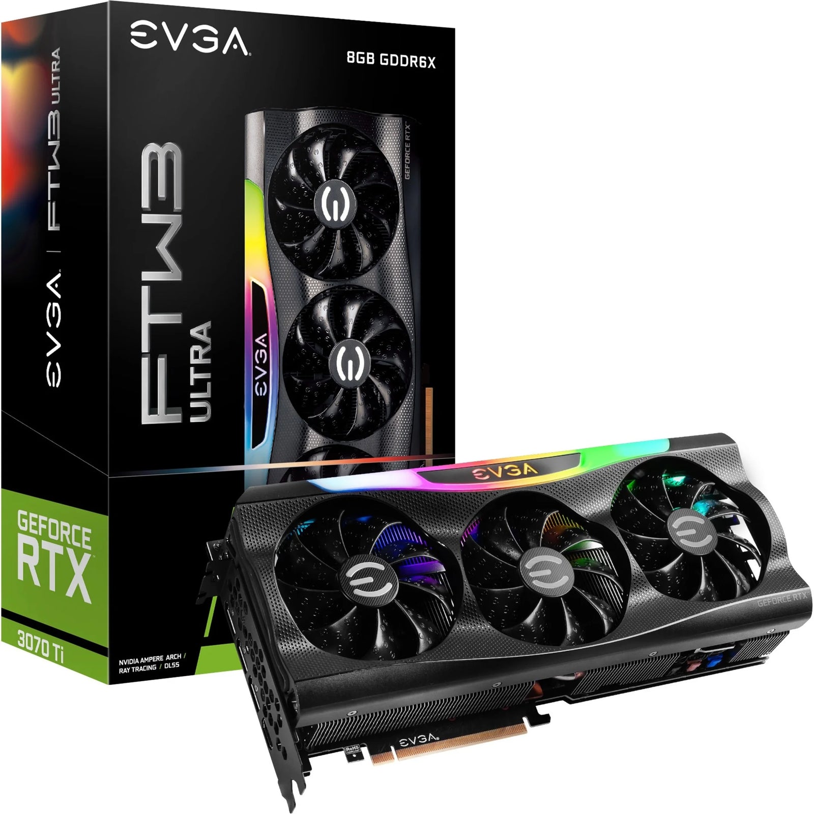 NVIDIA GeForce RTX 3070 Ti Graphics Card, 8GB GDDR6X