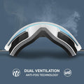 Wildhorn Cristo Ski Goggles, 100% UV Anti-Fog OTG Snowboard Goggles