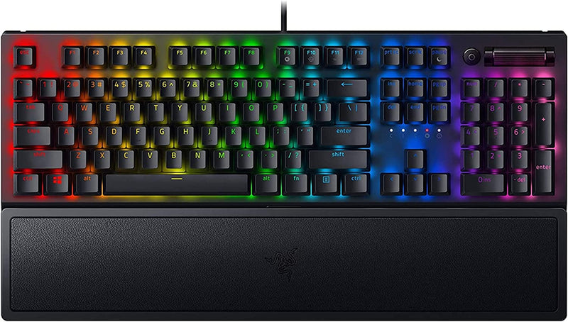 Razer BlackWidow V3 Mechanical Gaming Keyboard (Clicky Green Switches)