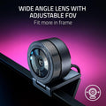 Razer Kiyo Pro Webcam, 1080P 60FPS, Adaptive Light Sensor, HDR