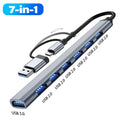 8-in-1 USB 3.1 Type-C Hub with TF/SD Card Reader