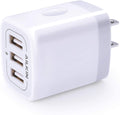 3-Port USB Wall Charger, 3.1A, USB Power Adapter