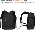 DSLR Camera Backpack with Modular Inserts and Tripod Holder, Black
