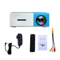 Mini 1080P LED Projector with 4K Playback