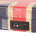The Journey Bluetooth Suitcase Record Player, 3-Speed Turntable (Union Jack)
