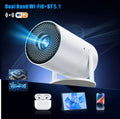 Salange P300 Mini Projector with 4K/8K Decode, Android 11