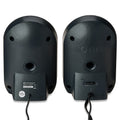 Stereo Speaker with Volume Controls, 3.5mm Aux + USB Power