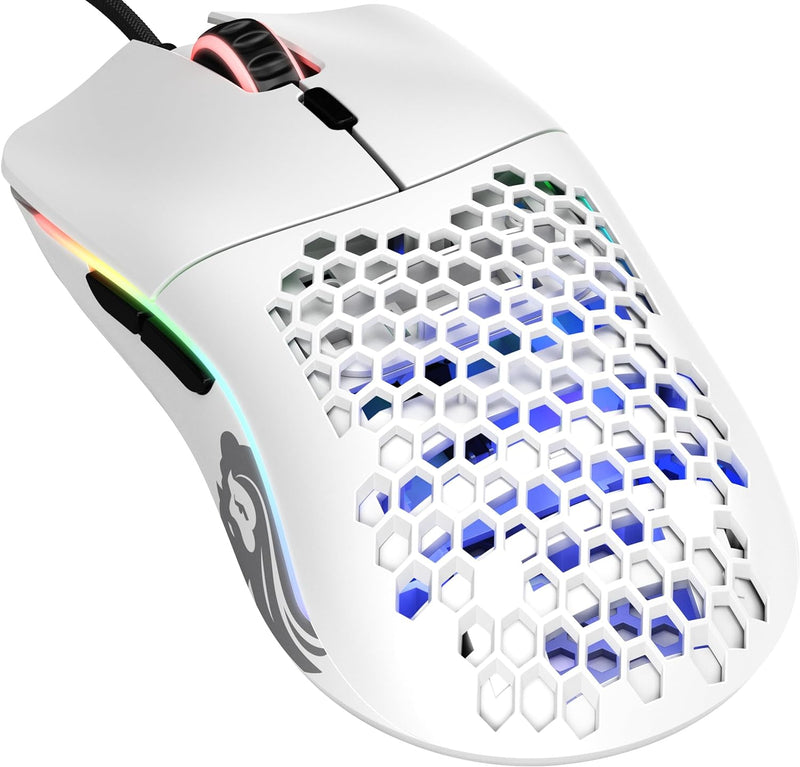 Glorious Model O Wired Gaming Mouse, Matte White