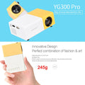 Mini 1080P LED Projector with 4K Playback
