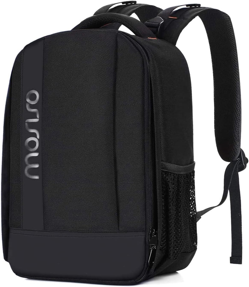 DSLR Camera Backpack with Modular Inserts and Tripod Holder, Black