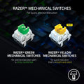 Razer BlackWidow V3 Mechanical Gaming Keyboard (Clicky Green Switches)